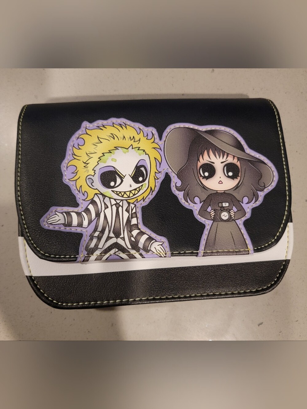 Beetlejuice Loungefly Crossbody Bag Warner Bros EUC